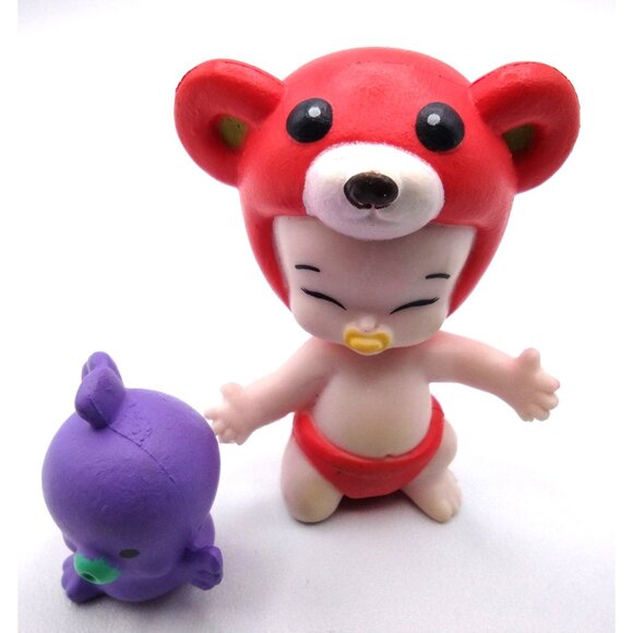 Twozies Pets Moose Toys Birds Snake Panda Bear Elephant Mini Figures Lot of 3 - Picture 8 of 9